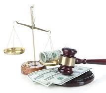 money gavel and scales 